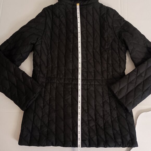Eddie Bauer Premium Goose Down Coat Black 4 Pocket Women’s XS - Picture 12 of 15